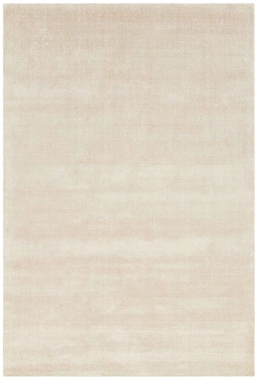 Chandra Rugs Sopris 100% Art Silk Hand-Woven Contemporary Rug Ivory 9' x 13'