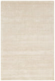 Chandra Rugs Sopris 100% Art Silk Hand-Woven Contemporary Rug Ivory 9' x 13'