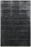Chandra Rugs Sopris 100% Art Silk Hand-Woven Contemporary Rug Charcoal 9' x 13'
