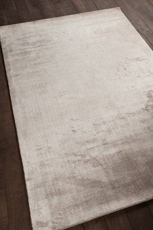 Chandra Rugs Sopris 100% Art Silk Hand-Woven Contemporary Rug Brown 9' x 13'