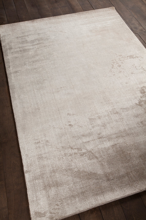 Chandra Rugs Sopris 100% Art Silk Hand-Woven Contemporary Rug Brown 9' x 13'