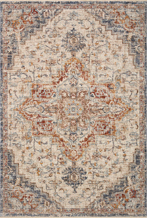 Loloi Loloi II Sorrento SOR-05 Traditional Power Loomed 100% Polyester Pile Rug SORRSOR-05IVFDB6F7