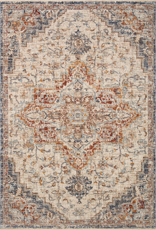 Loloi Loloi II Sorrento SOR-05 Traditional Power Loomed 100% Polyester Pile Rug SORRSOR-05IVFDB6F7
