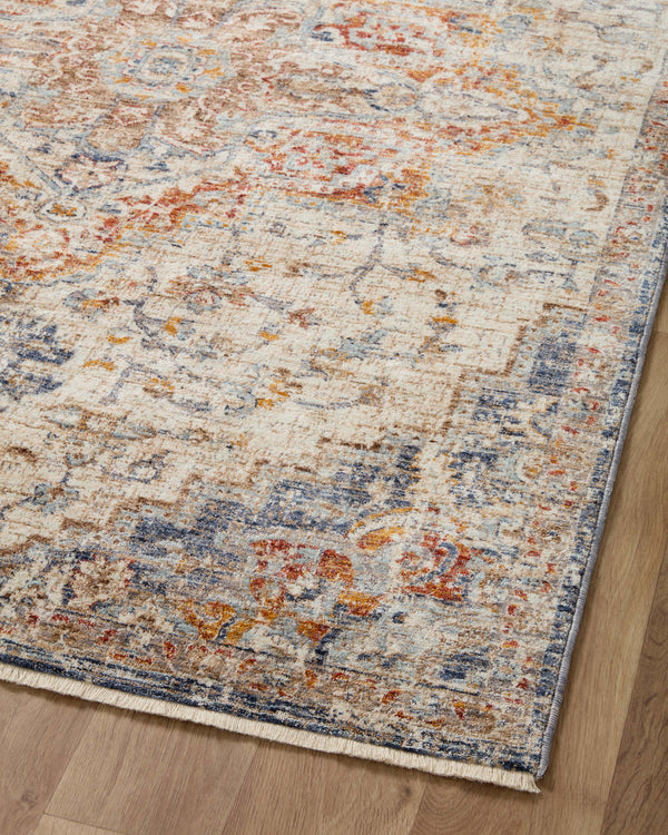 Loloi Loloi II Sorrento SOR-05 Traditional Power Loomed 100% Polyester Pile Rug SORRSOR-05IVFDB6F7