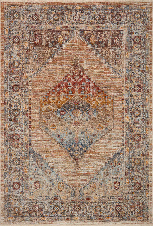 Loloi Loloi II Sorrento SOR-06 Traditional Power Loomed 100% Polyester Pile Rug SORRSOR-06MLSSB6F7