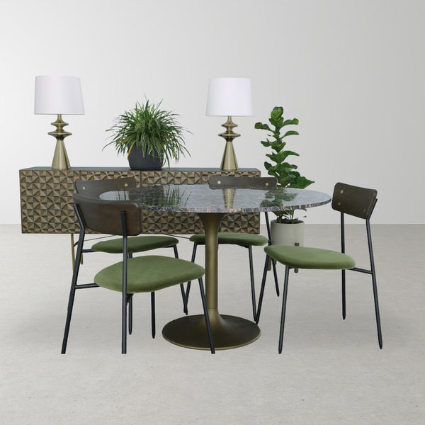 LH Imports Spade Dining Chair SPD025