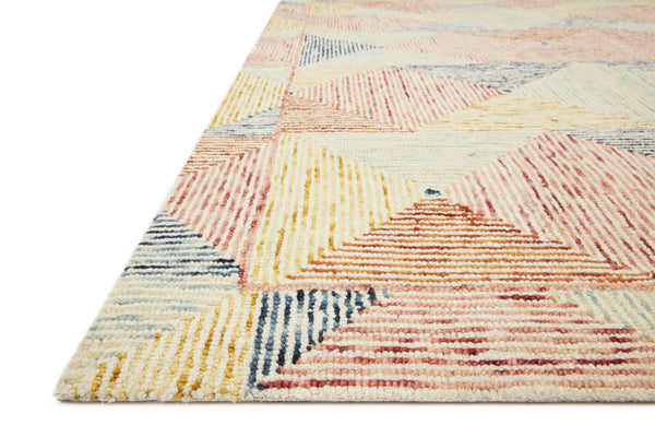 Loloi Spectrum SPE-01 100% Wool Pile Hooked Contemporary Rug SPECSPE-01IVML93D0