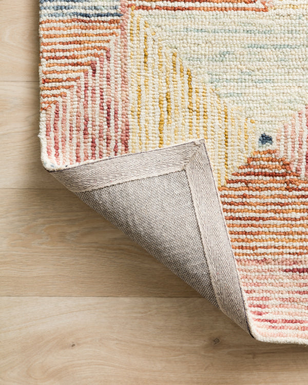 Loloi Spectrum SPE-01 100% Wool Pile Hooked Contemporary Rug SPECSPE-01IVML2050