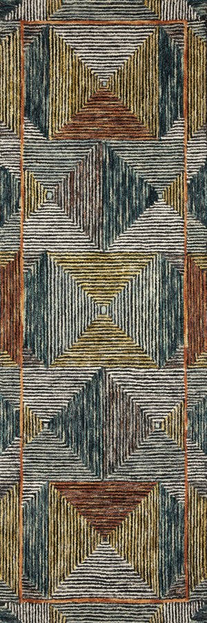 Loloi Spectrum SPE-01 100% Wool Pile Hooked Contemporary Rug SPECSPE-01LJSQ93D0