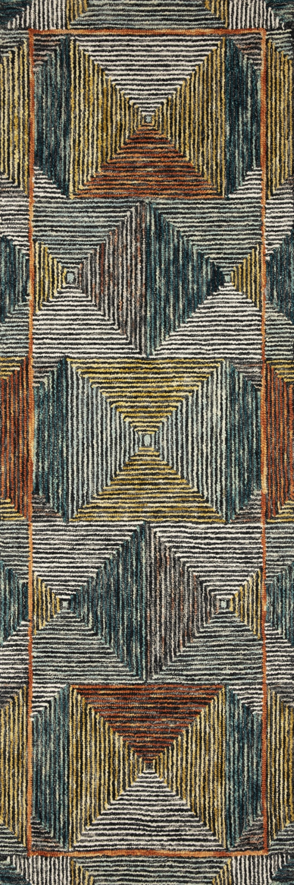 Loloi Spectrum SPE-01 100% Wool Pile Hooked Contemporary Rug SPECSPE-01LJSQ93D0