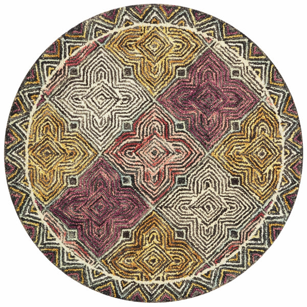 Loloi Spectrum SPE-03 100% Wool Pile Hooked Contemporary Rug SPECSPE-03CCML93D0