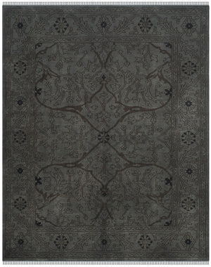 Spice Market Spm631  Hand Knotted Wool Rug Charcoal