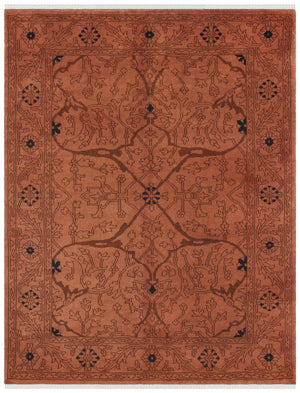 Spice Market Spm631  Hand Knotted Wool Rug Rust