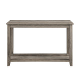 Walker Edison Simple Transitional/Traditional 48" Wood Sofa Table SPO48ETGW