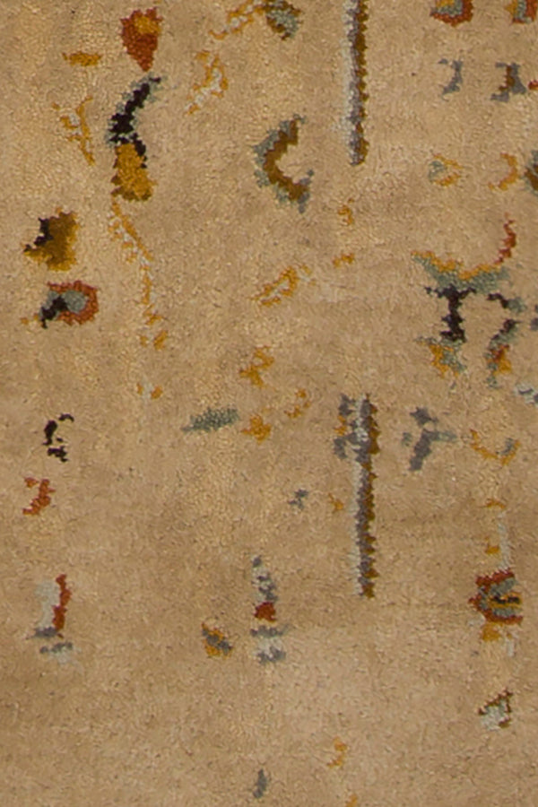 Chandra Rugs Spring 80% Wool + 20% Viscose Hand-Tufted Contemporary Rug Tan/Gold/Grey/Burgundy/Black 9' x 13'