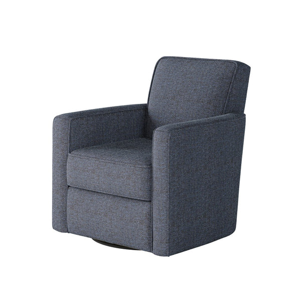 Fusion 402G-C Transitional Swivel Glider Chair 402G-C Sugarshack Navy Swivel Glider