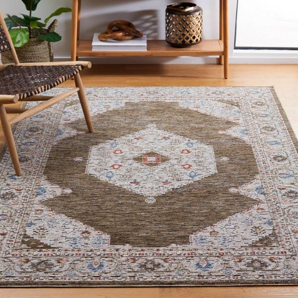 Safavieh Sierra 402 Power Loomed 78% Polypropylene/14% Cotton/ 8% Latex Traditional Rug SRA402A-9