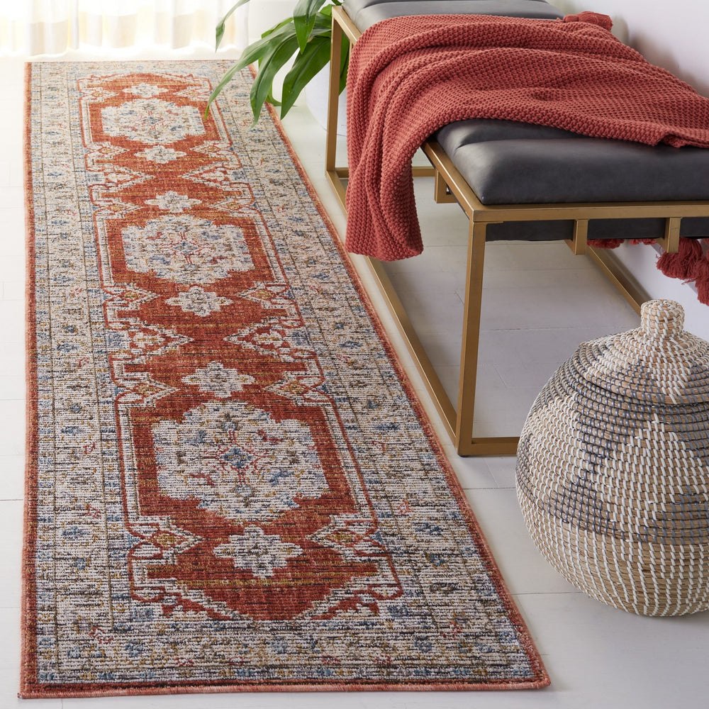 Safavieh Sierra 412 Power Loomed 78% Polypropylene/14% Cotton/ 8% Latex Traditional Rug SRA412A-9