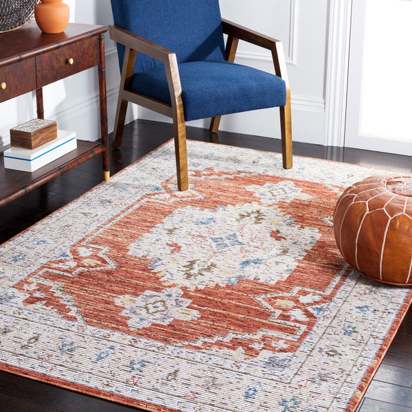 Safavieh Sierra 412 Power Loomed 78% Polypropylene/14% Cotton/ 8% Latex Traditional Rug SRA412A-9