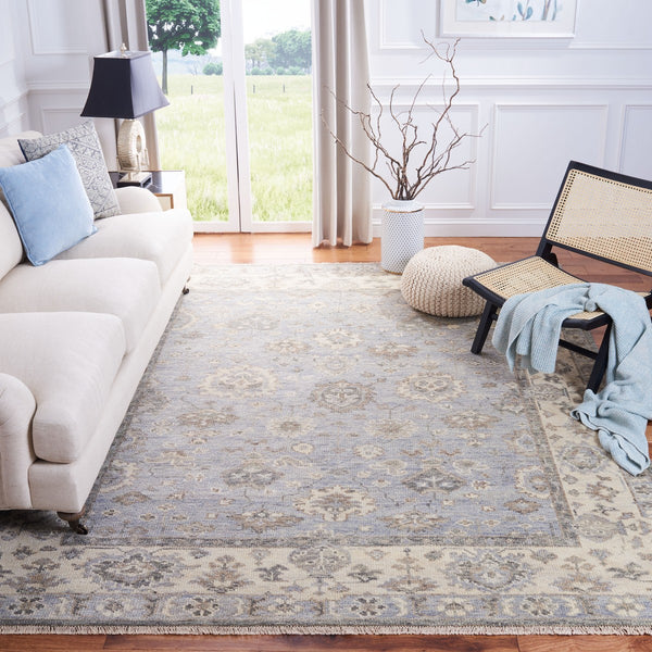 Safavieh Samarkand 110 Hand Knotted 80% Wool and 10% Cotton Traditional Rug SRK110F-9