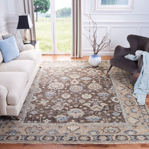 Safavieh Samarkand 110 Hand Knotted 80% Wool and 10% Cotton Traditional Rug SRK110T-9