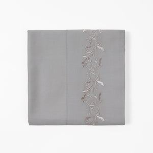 HiEnd Accents 350TC Gray Scroll Embroidered Sheet Set SS3504-QN-GY Gray 100% cotton 90x102x0.2
