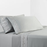 HiEnd Accents 350TC Gray Scroll Embroidered Sheet Set SS3504-QN-GY Gray 100% cotton 90x102x0.2