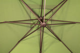 Simply Shade - Treasure Garden Bali 10' Square, with Cross Bar Stand in Solefin Fabric Taupe / Bronze 10' Square