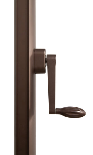 Simply Shade - Treasure Garden Bali 10' Square, with Cross Bar Stand in Solefin Fabric Taupe / Bronze 10' Square