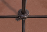 Simply Shade - Treasure Garden Bali 10' Square, with Cross Bar Stand in Solefin Fabric Taupe / Bronze 10' Square
