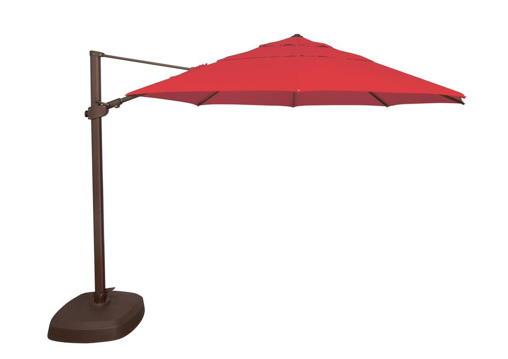 Simply Shade - Treasure Garden Fiji 11.5' Octagon in Sunbrella Fabric Jockey Red / Bronze 11.5' Octagon