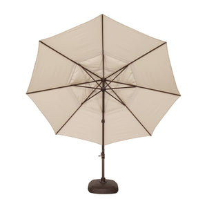 Simply Shade - Treasure Garden Fiji 11.5' Octagon in Solefin Fabric Taupe / Bronze 11.5' Octagon