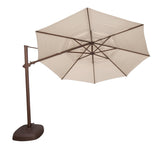 Simply Shade - Treasure Garden Fiji 11.5' Octagon in Solefin Fabric Taupe / Bronze 11.5' Octagon