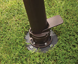 Simply Shade - Treasure Garden In-Ground Mount Kit Bronze  8.5" Dia