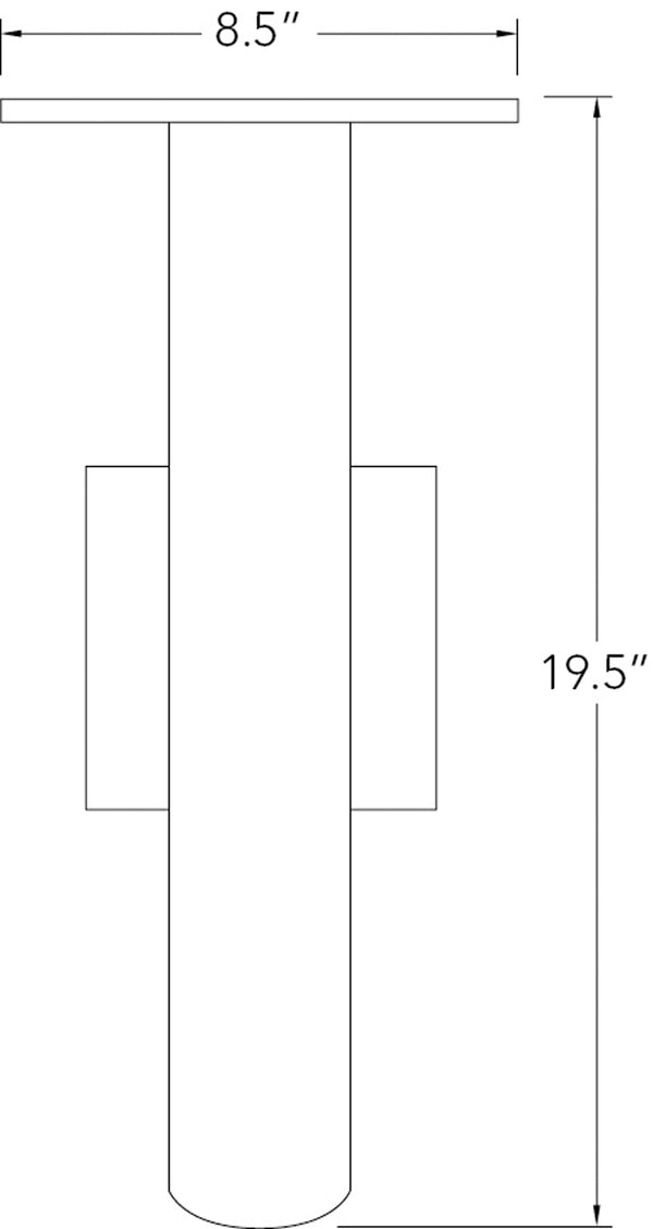 Simply Shade - Treasure Garden In-Ground Mount Kit Bronze  8.5" Dia