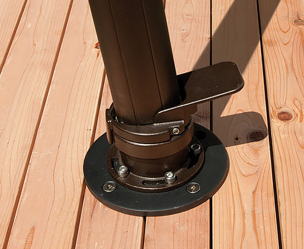 Simply Shade - Treasure Garden Wood Mount Kit Bronze  8.5" Dia