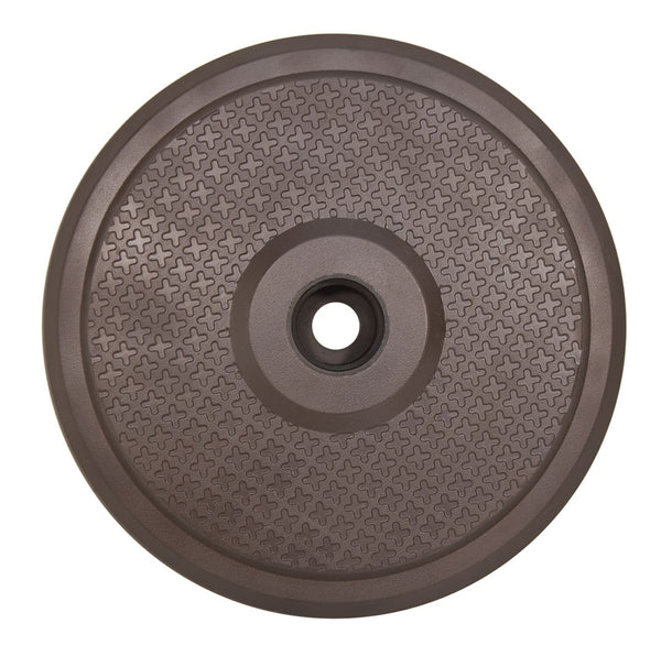 Simply Shade - Treasure Garden Cove 50lb Polycrete Base Bronze  19.6" Dia