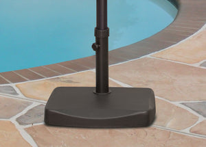 Simply Shade - Treasure Garden Marco 50lb Polycrete Base Black 