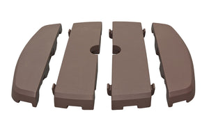 Simply Shade - Treasure Garden Bermuda 4 Section Resin Base Bronze  39.4" x 39.4"