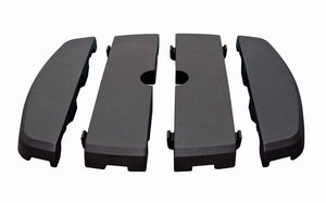 Simply Shade - Treasure Garden Bermuda 4 Section Resin Base Black 39.4" x 39.4"