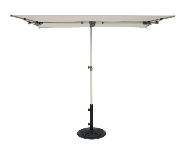 Simply Shade - Treasure Garden Capri 4.95' x 6.93' Rectangle Balcony in Polyester Fabric Natural / Platinum 4.95' x 6.93' Rectangle