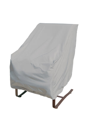 Simply Shade - Treasure Garden High Back Chair With Elastic in 160g Polyester Fabric Grey /  27"W x 30"D x 36"H