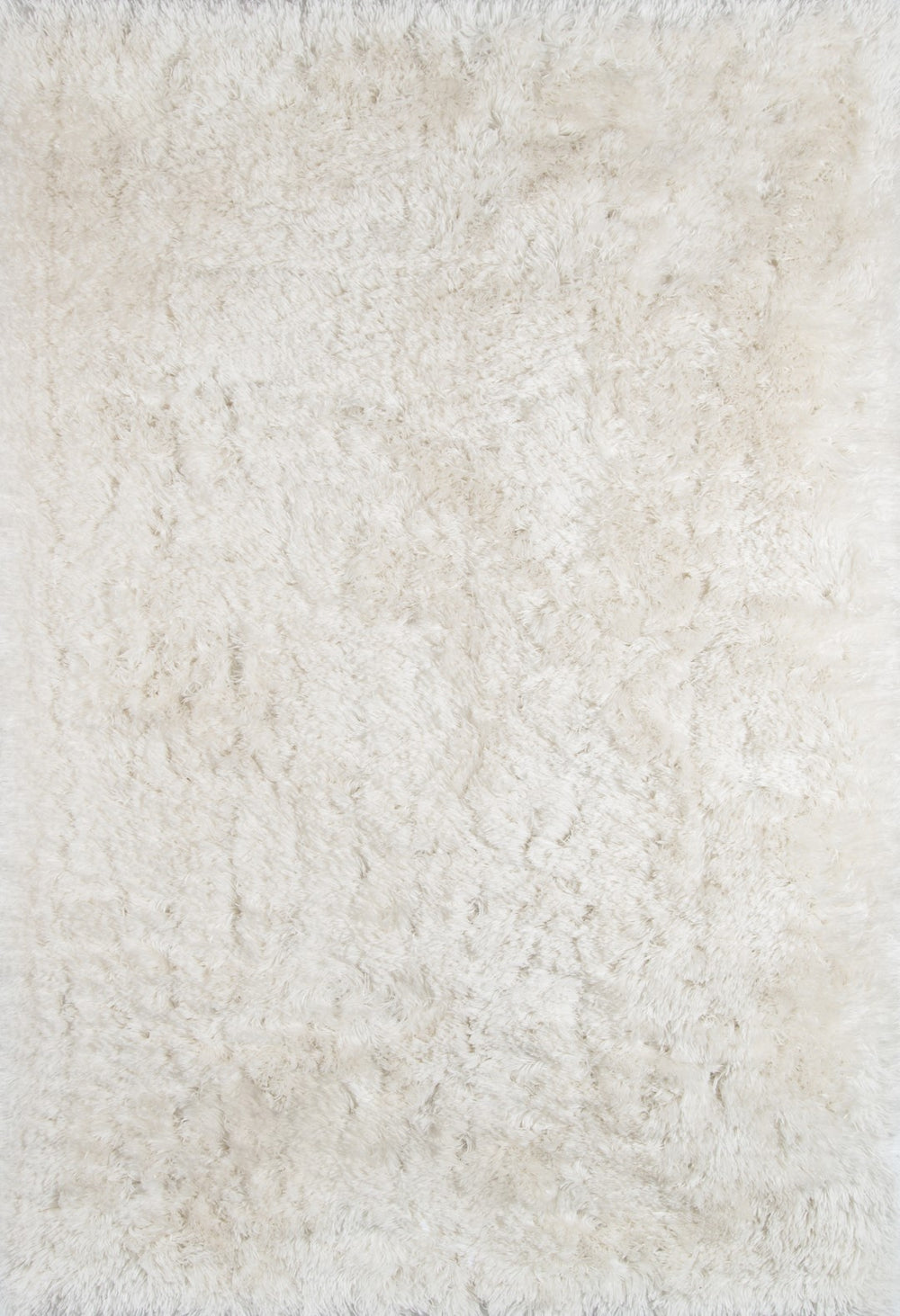 Momeni Snow Shag SS-01 Hand Tufted Contemporary Shag, Solid Indoor Area Rug White 8' x 10' SSHAGSS-01WHT80A0