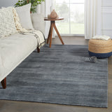 Jaipur Living Gradient Handwoven Solid Dark Blue/ Gray Area Rug (10'X14')