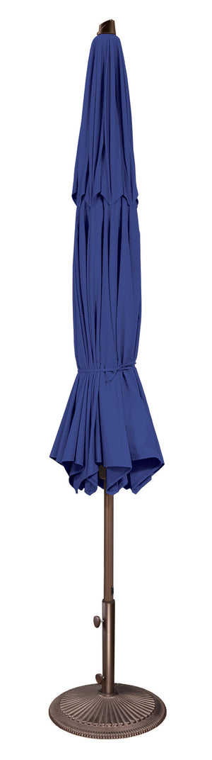 Simply Shade - Treasure Garden Lanai Pro 11' Octagon Auto Tilt with Starlight in Sunbrella Fabric Navy / Bronze  11' Octagon