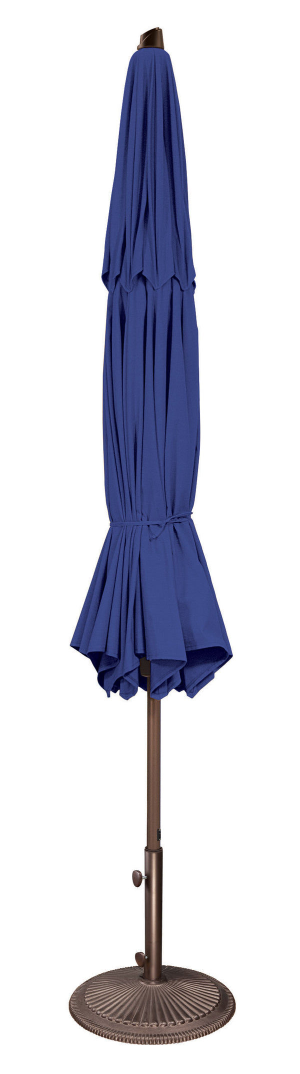 Simply Shade - Treasure Garden Lanai Pro 11' Octagon Auto Tilt with Starlight in Sunbrella Fabric Navy / Bronze  11' Octagon