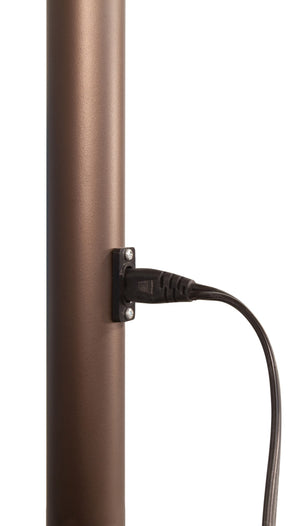 Simply Shade - Treasure Garden Lanai Pro 11' Octagon Auto Tilt with Starlight in Sunbrella Fabric Navy / Bronze  11' Octagon