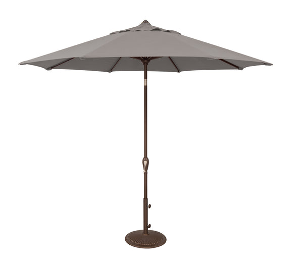 Simply Shade - Treasure Garden Aruba 9' Octagon Auto Tilt in Sunbrella Fabric Cast Silver / Bronze 9' Octagon