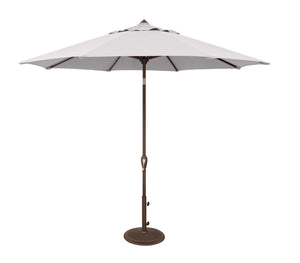 Simply Shade - Treasure Garden Aruba 9' Octagon Auto Tilt in Sunbrella Fabric Natural / Bronze 9' Octagon