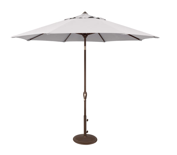 Simply Shade - Treasure Garden Aruba 9' Octagon Auto Tilt in Sunbrella Fabric Natural / Bronze 9' Octagon